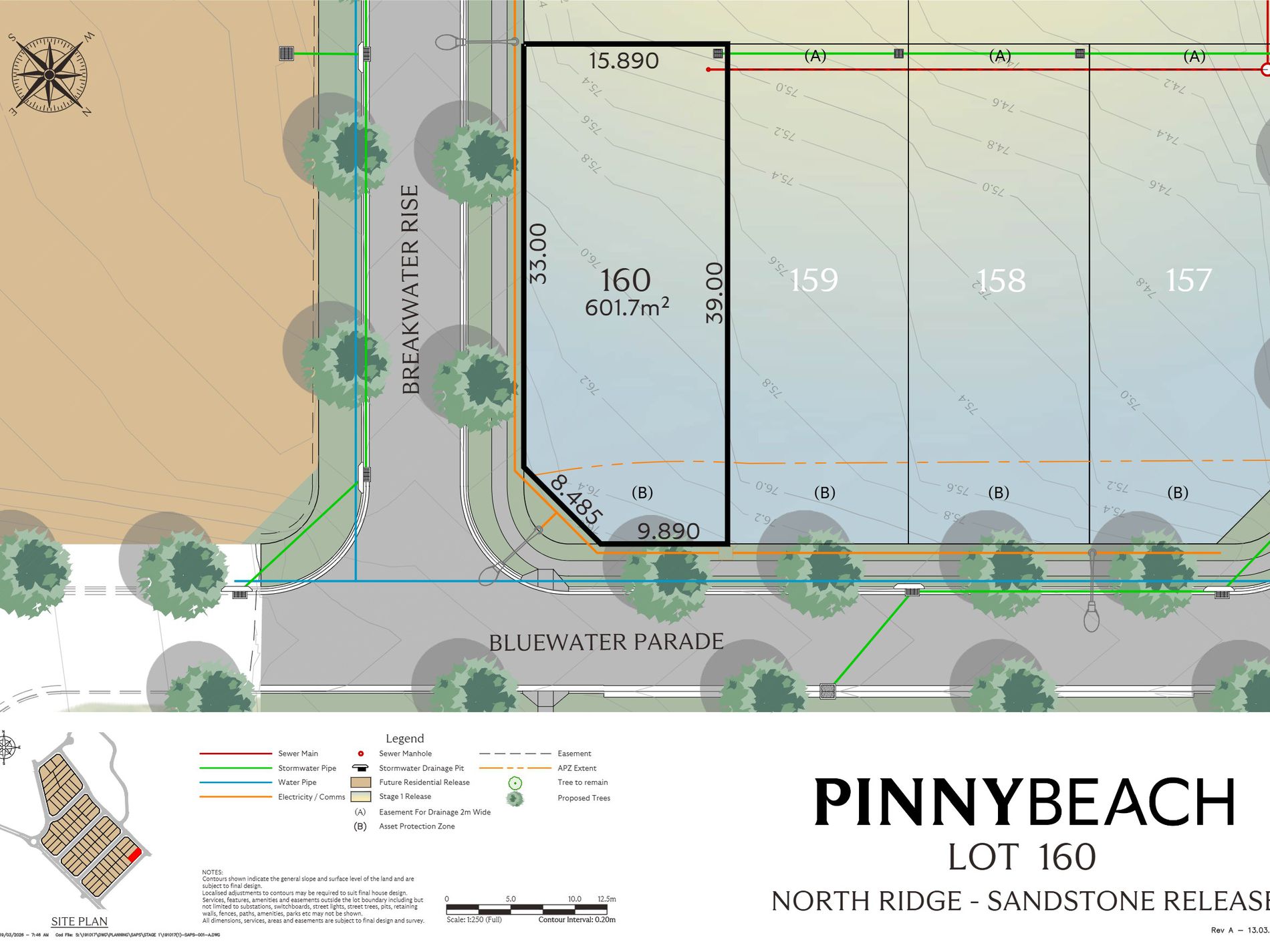 Lot 160, Breakwater Rise, Pinny Beach