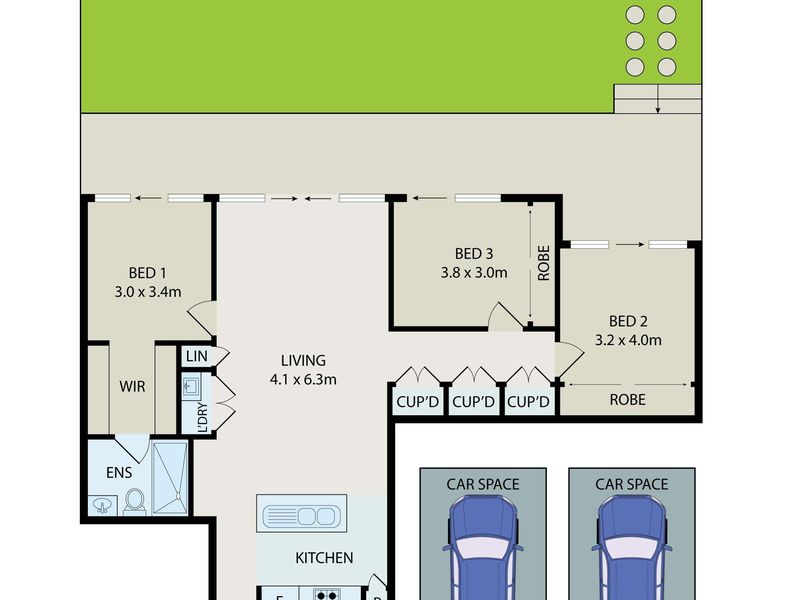B002 / 82 Waterloo Road, Macquarie Park Floor Plan